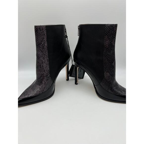 Diesel Women's Black/Purple Snake D-Ipper Pha High Ankle EUR 40 US 10 NEW - Picture 4 of 10